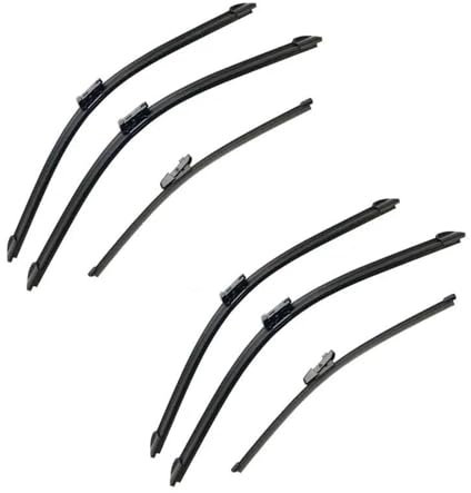 Wischerblätter Für VW Für P&assat B8 Estate 2015 2016 2017 2018 2019 2020 3PCS Auto Wischer Vorne Hinten Windschutzscheibe Scheibenwischer Klinge Ersatzklingen(Farbe:6 STÜCK)