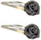 PASHFSA Blumenclip Mädchen Haarnadeln Rose Haarspange Rose Rose Handgemachte Haarnadeln Haarnadeln