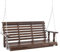 VEVOR Hollywoodschaukel Zedernholz, 1370x710x600mm, Terrassenschaukel für Hof und Garten, verbesserte Tragkraft von ca. 400 kg, robuste Schaukelstuhlbank mit Aufhängeketten für den Außenbereich, Braun