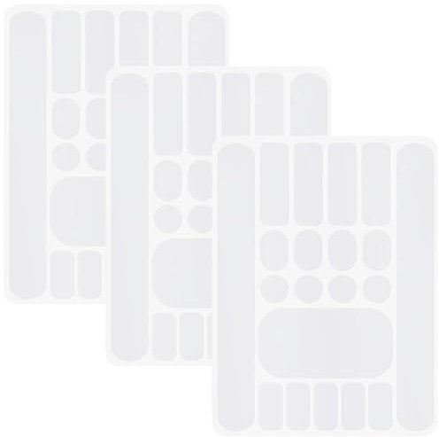 MAEXUS 3 Stück Rahmenschutzfolie Fahrrad,Fahrrad Aufkleber Rahmen,Fahrrad Schutzfolie,Lackschutzfolie für Fahrrad Mountainbike,Kratzer Abdecken,Kratzfest (Transparent)