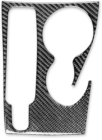 Accessoire de voiture en fibre de carbone compatible avec Audi A3 S3 8P 2006 2007 (panneau de porte-gobelet 38)