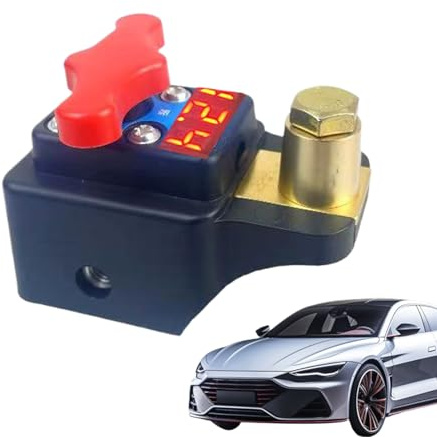 Autobatterie Off Off – 12 V 24 V Trennsteuerung, Autobatterie-Saver | Entladeschutz für Fahrzeuge, elektrischer Schneidschalter, leistungsstarkes Sicherheitswerkzeug