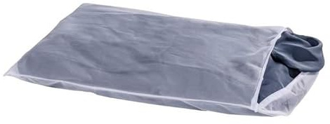 10 stk. WENKO Wäschenetz, fasst 3 kg Kleidung, Waschbeutel mit Reißverschluss für die Waschmaschine, schont Feinwäsche, Socken & Co. bei jedem Waschgang, kochfest, Polyester, 50 x 70 cm, Weiß (10)