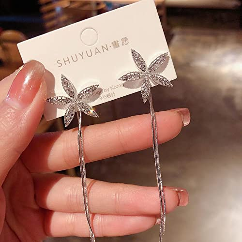 WaQiH Perlenquastenohrringe für Frauen, Strassohrringe, Hochzeitsschmuck, Geburtstagsgeschenke