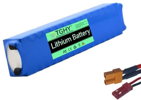 TGHY Batterie Lithium 36 Volts pour Trottinette électrique Pliable, 36 V 6 Ah ou 7,5 Ah, Batterie Rechargeable Li-ION pour Moteur de Trottinette électrique de 270 W et Moins.,36v 7.5ah,XT30+JST 1
