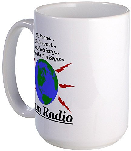 CafePress Ham Radio Large Mug 15 oz (444 ml) Ceramic Coffee Mug