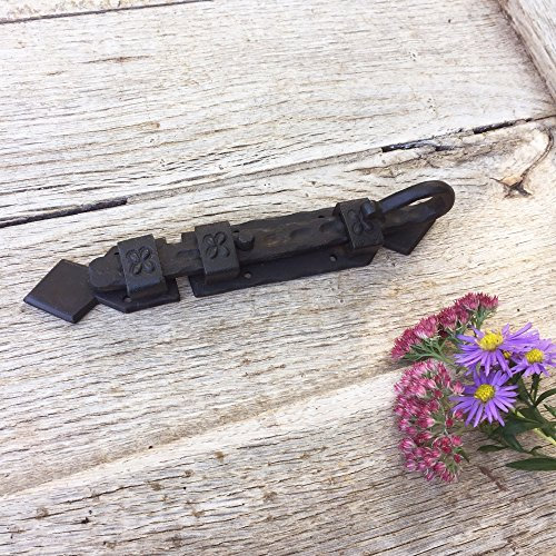 Antikas - pestillo puerta del jardín - cerrojo puerta del armario pestillo de hierro estilo antiguo