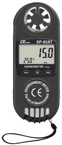 2-IN-1 ANEMOMETRO AIRSTREAM TEMPERATURA VELOCITÀ SPUMA WM6