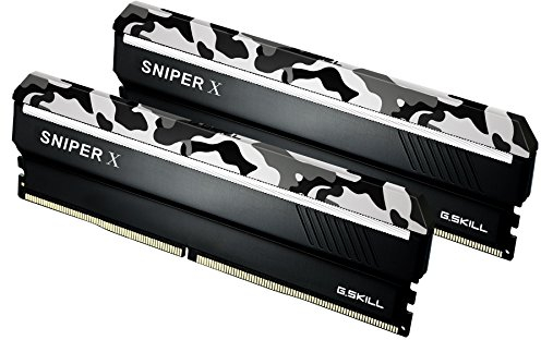 G.SKILL 32GB DDR4 3600MHz Sniper X PC4-28800 CL19 Dual-Channel-Kit (2 x 16GB) Urban Camo
