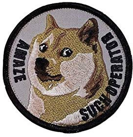 Minimum Mouse Doge Meme Iron On Patch