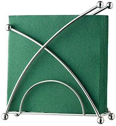 Porte-Serviettes en Acier Inoxydable – Design Moderne pour Cuisine ou Table, Finition Chrome