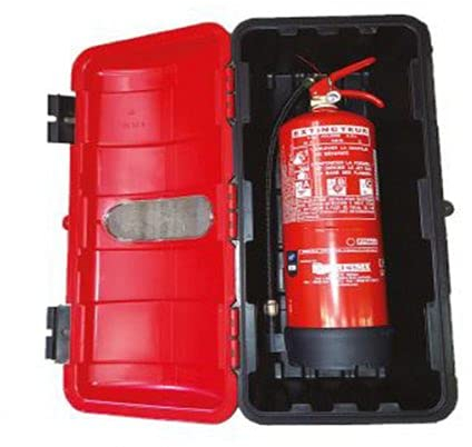 Ferretelix Armadio in PVC per estintore da 6 kg ABC per esterno (non incluso estintore) G