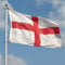 MOGADEE England-Flagge, 90 x 150 cm, wetterfest, England-Flagge St. George mit Messingperforationen, bunt, UV-beständig, geeignet für Sportveranstaltungen und Innen- und Außendekoration.
