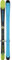 Dynafit Kinder Youngstar Ski Set - Ski, Bindungen & Kletterfelle für den Skilauf - Lambo Green/Black - 120 cm