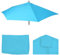 Mendler Toile de Rechange pour Parasol Demi-Rond Parla, Toile de Rechange pour Parasol, 270cm Tissu/Textile UV 50+ 3kg - Turquoise