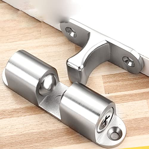 Door Stop Magnetic Door Catch, Zinc Alloy Household Silent Suction Invisible Door Touch Buckle, Door Stopper Door Suction for Walls and Floor