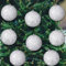 Libima 8 Stück Weihnachtskugel-Ornamente, 10,2 cm, rund, Weihnachtsbaumschmuck, 2 Stile, weißer Glitzer, Schaumstoff, hängende Weihnachtskugeln für Neujahr, Ostern, Urlaubskranz, Hochzeit,