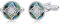 Manschettenknöpfe für Männer Stelring Silber Vintage Celtic Knot Manschettenknöpfe für Männer