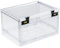 perfk Caja Transparente con contenedores con Cerradura de contraseña, Caja de Almacenamiento Transparente con Cerradura, contenedor de Almacenamiento con