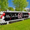 Deko 60. Geburtstag Banner für Mann und Frau - Happy Birthday Party Dekoration in Rot Schwarz - Lange Größe 270 × 40 cm
