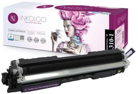 CE310A XL - Premium TÜV Toner Schwarz Kompatibel für CE310 / 126A MIT CHIP für HP Color Laserjet Pro CP 1021 1022 1023 1025 1026 1027 1028 MFP M 175 M 275