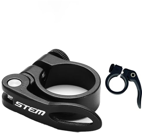HOUSON Bicycle Saddle clamp, Seat Post clamp Aluminum Alloy seat clamp Bicycle Saddle Attachment for MTB and Road Bikes 25.4mm