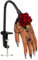 Übungshand für Nageldesign, Silikon Übungshand für Gelnägel mit Verstellbarer Halterung, Flexible Nagel-Mannequin-Hand für DIY-Nagelkunst-Anfänger/Nagelstudio-Künstler (#1)