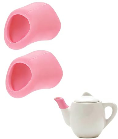 Alipis Teapot Spout Protectors: 2PCS Silicone Teapot Tea Pot Spout Cover Sleeve - Drip-Proof and Leak-Proof Pot Protectors for Tea Kettle Stovetop Accessories