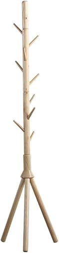 ININOSNP Porte-Manteau en Bois de frêne Porte-Manteau Triangle Base Cintre Sol Debout Maison vêtements Suspendus Support de Rangement(Primary Colors)