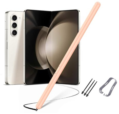 SHIEID Galaxy Z Fold 6 S Pen Fold Edition, Slim Ricambio S Pen con Tecnologia Anti-Mistouch, Compatibile con Samsung Galaxy Z Fold 6/Z Fold 5/Fold 4/Fold 3 + Tips/Pennini, Rosa