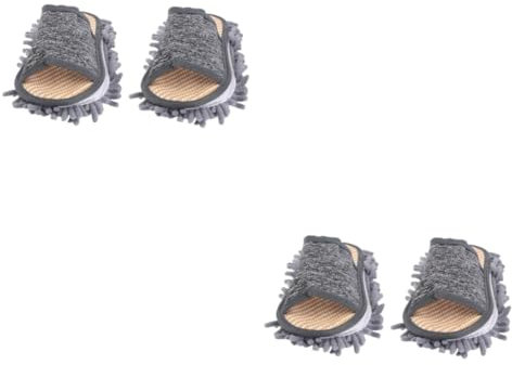 minkissy 2 Pairs Comfortable Home Slippers Lightweight Design Ideal for Household Cleaning