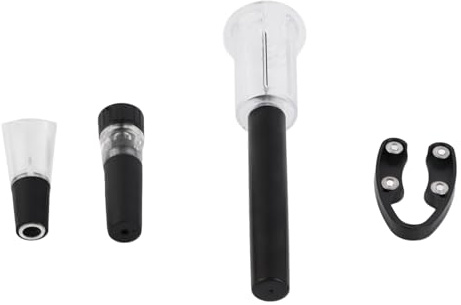 Fafeicy Set di Apri del Vino, Cavatappi con Taglierina, Tappo a Vuoto, Versante, Cordless Portatile, Kit di Bottiglia di Capnebrivoni da Vino