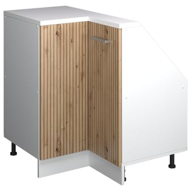 Vicco Mobile cucina angolare per sottotetto R-Line, Rovere artigianale, 75.6 cm con 1 porta