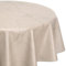 Wachstuchtischdecke abwischbar, OVAL RUND ECKIG, fleckenabweisende Gartentischdecke Marmorstein, zuschneidbare Wachstuch Tischdecke (Oval 140x190 cm, Beige)
