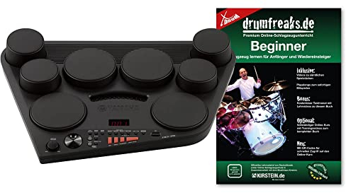 Yamaha DD-75 E-Drum Set (inkl. Schlagzeug Schule & Netzteil) schwarz