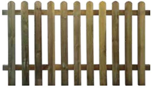 LOSA Clôture en bois imprégné 100 x 180 cm - PANNEAU DE CLÔTURE - Jardin