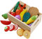 Hölzernes Küche Kinder Spielzeug, Schneiden Sie Obst und Gemüse Magnetspielzeug, Kochen Lebensmittel Simulation Bildungs und Farbe Wahrnehmung für Vorschulalter Kleinkinder Jungen Mädchen