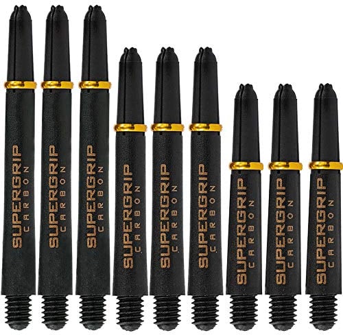Supergrip Carbon Harrows-Vorbauten, M: 45 mm, Tweenie 40 mm, S: 35 mm (Schwarz/Gold, 1er-Set, 35)