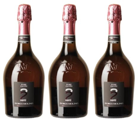 Borgo Molino Rosé Extra Dry Sekt (3 X 0.75 L)