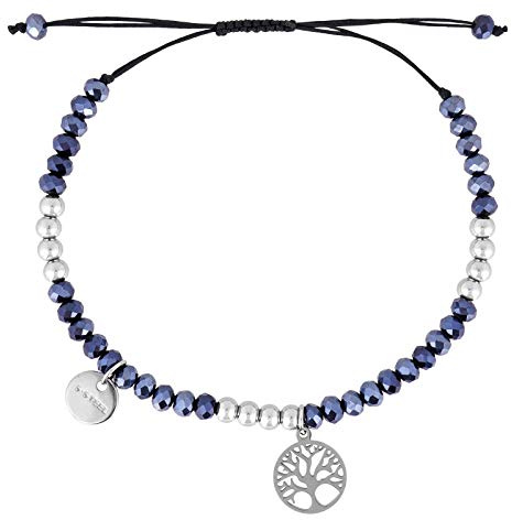 StarAppeal Lebensbaum Freundschaftsarmband, Lebensbaum Armband mit Perlen, Größenverstellbar, Mädchen, Damen Armband, Handmade