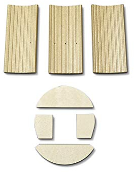 Feuerraumauskleidung für Justus Faro Aqua Kaminöfen - Vermiculite - 7-teilig