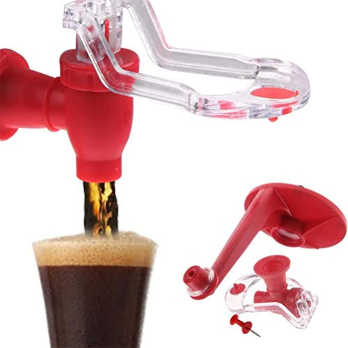 WSTERAO Soda Dispense Gadget Coke Party Drinking Fizz Saver Dispenser, Hand Pressed Coke Bottle Inverted Drinker Carbonated Beverage Inverted Device