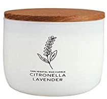 Vela Vaso Blanco Citvasv Citronela-Lavanda 7x9cm