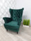 MartHome Einzelsofa Loungesessel Wohnzimmersessel, Stoffsessel - Relax Sessel TV Ohrensessel, Bequemer Loungesessel Wohnzimmer - Skandinavischer Sessel (Grün F162)