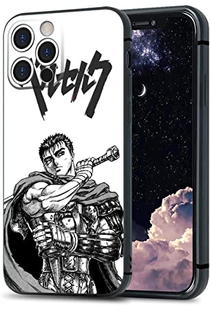 Guts Berserk Japanischer Anime Stoßfeste Handyhüllen Matt Weiches Silikon Schutzhülle für iPhone 12