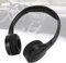 Auriculares inalámbricos para coche, audio estéreo infrarrojo inalámbrico de 2 canales para auriculares para DVD de reposacabezas de coche
