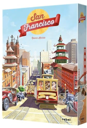 Rebel | San Francisco | Brettspiel | Alter 12+ | 2–4 Spieler | 45 Minuten Spielzeit, REBSANFRAN01