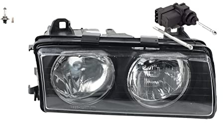 Johns, Scheinwerfer passend für BMW 3er E36 09/1994-04/1999 Rechts Leucht. + Stellmotor