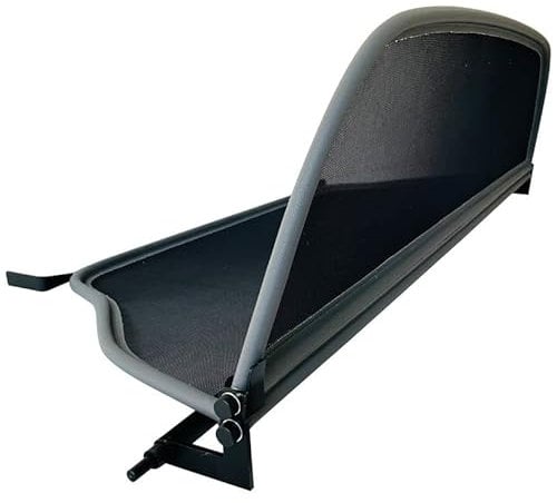 PureWind Windschott kompatibel mit Audi 80 Typ 89 Baujahr 1991-2000 (Grau) – Windschott Universal mit Schnellverschluss ohne Tasche