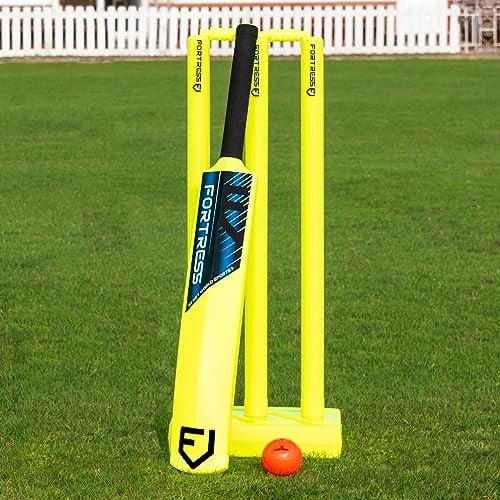Fortress Halbes Garten Cricket Set – Schläger, Stümpfe & Tragetasche – DREI Grössen erhältlich (Jugend)